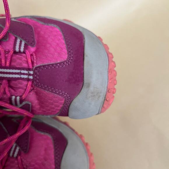 Merrell Kids Waterproof Hiking Boots Pink Purple Trail Shoes US 3 Youth Outdoor - Picture 9 of 11